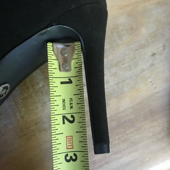 Michael Kors Suede Peep Toe Booties 9.5 - Picture 8 of 8